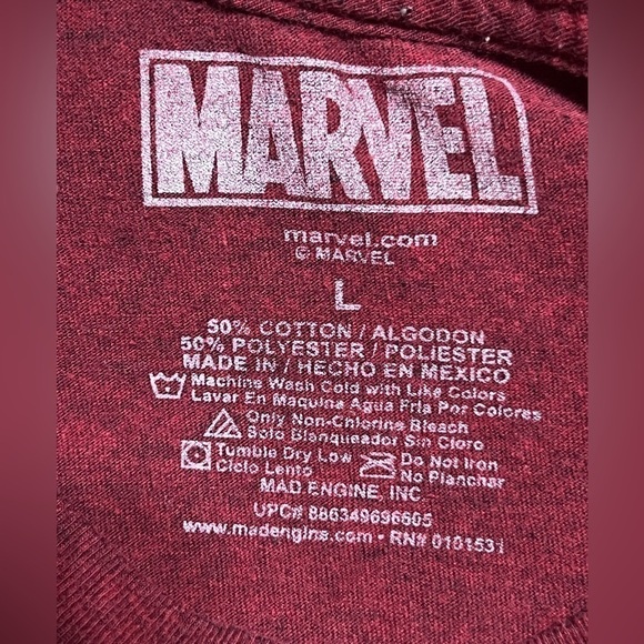 Marvel DeadPool Men’s Shirt (Sz L) - Picture 6 of 8